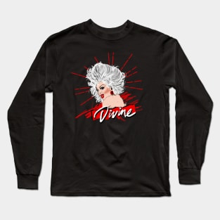 DIVINE 80S RETRO STYLE Long Sleeve T-Shirt